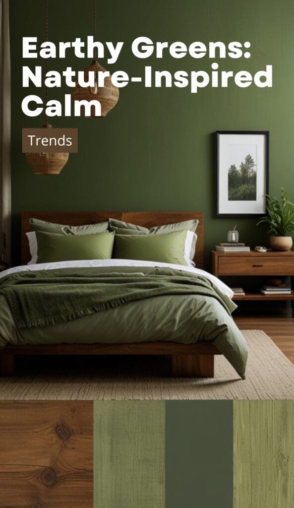 Earthy Greens: Nature-Inspired Calm